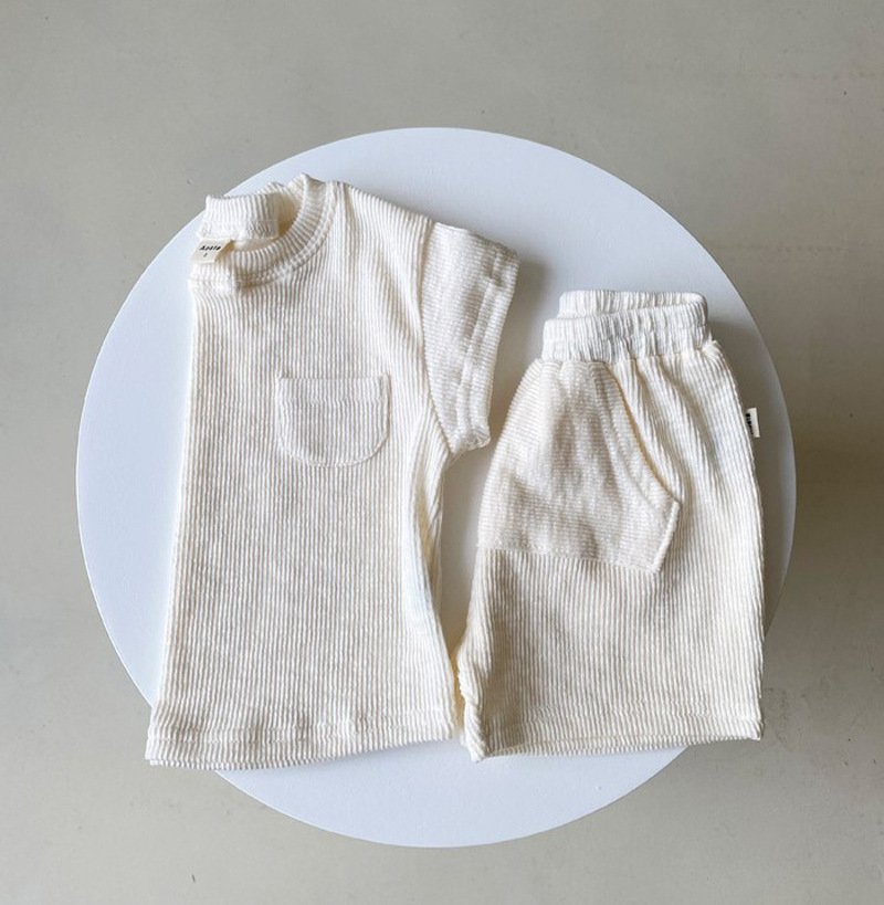 Conjunto de Verano para Bebé – Body de Manga Corta y Pantalón Corto Casual - Imagen 6