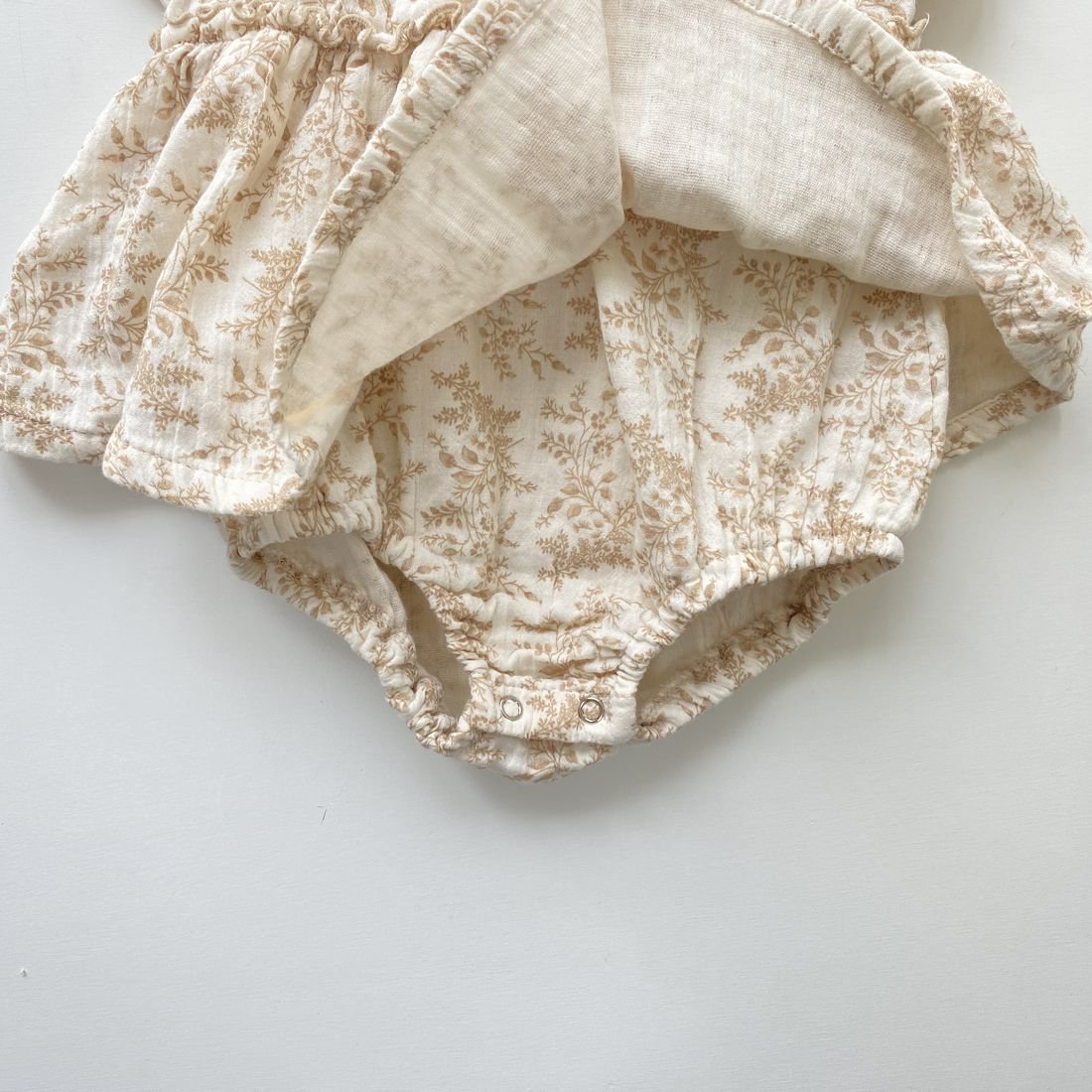 Pelele de Bebé con Estampado en Crepé – Mono de Verano - Imagen 2