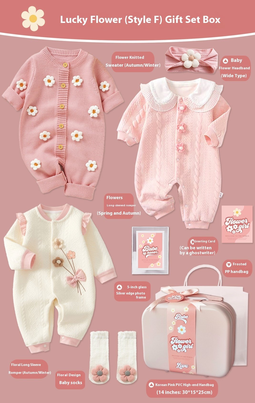 Set de Regalo para Bebé Niña – "Little Princess" con Ropa y Accesorios - Imagen 5