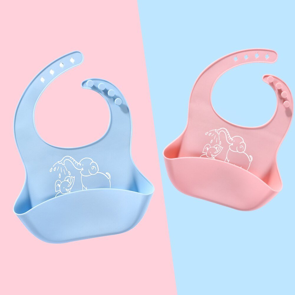 Babero de Silicona para Bebé con Bolsillo Recolector - Imagen 6