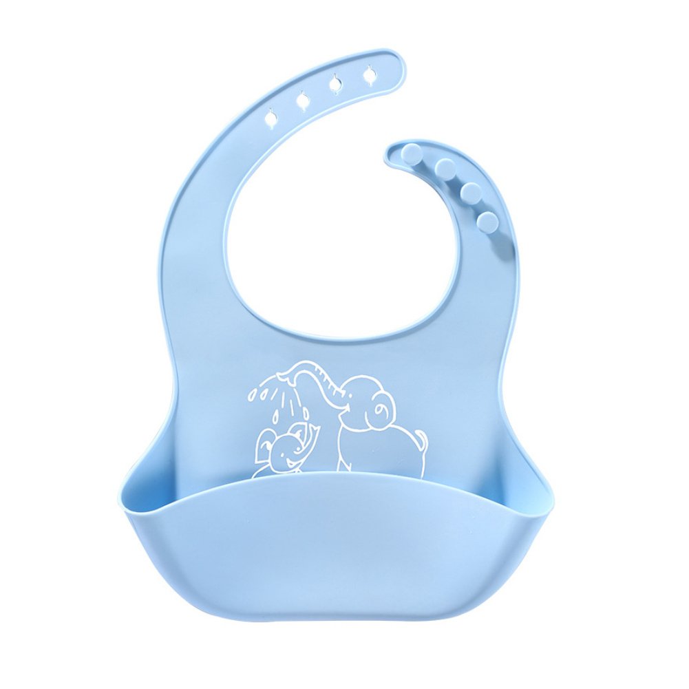 Babero de Silicona para Bebé con Bolsillo Recolector - Imagen 7