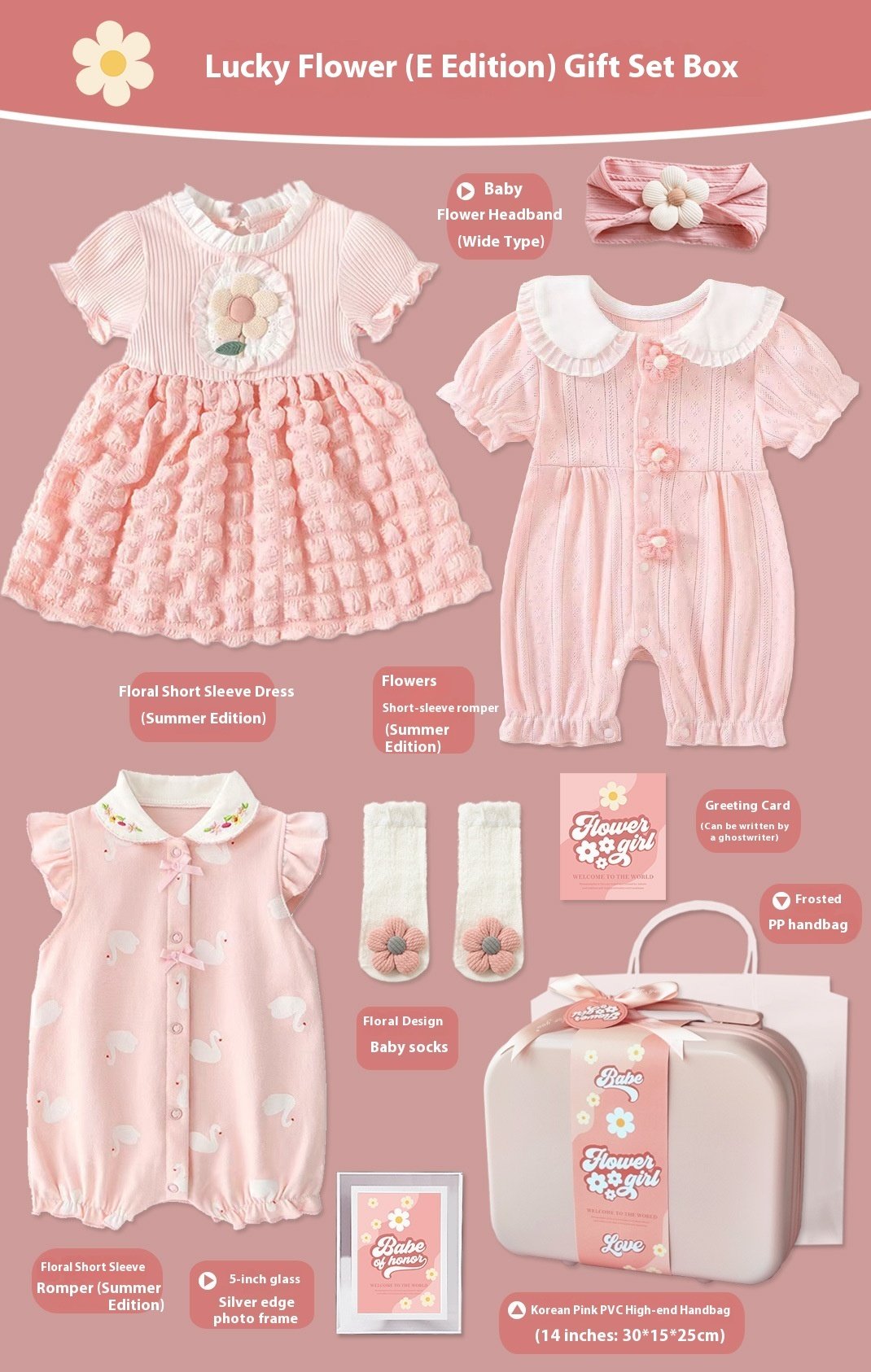 Set de Regalo para Bebé Niña – "Little Princess" con Ropa y Accesorios - Imagen 2