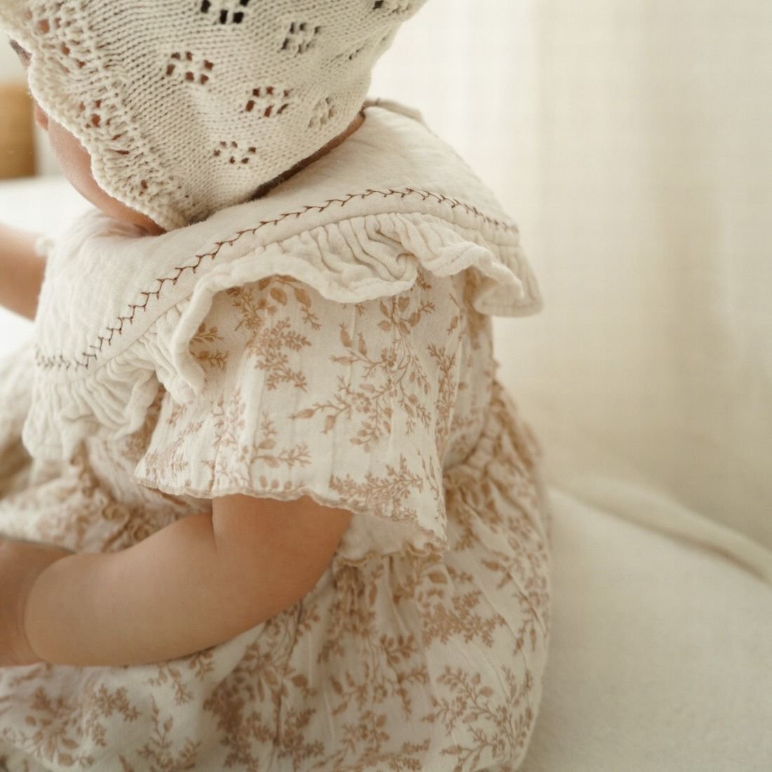 Pelele de Bebé con Estampado en Crepé – Mono de Verano - Imagen 3