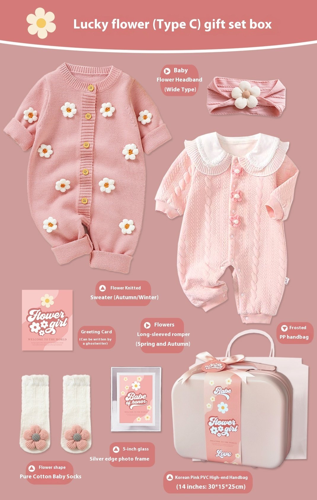 Set de Regalo para Bebé Niña – "Little Princess" con Ropa y Accesorios - Imagen 7