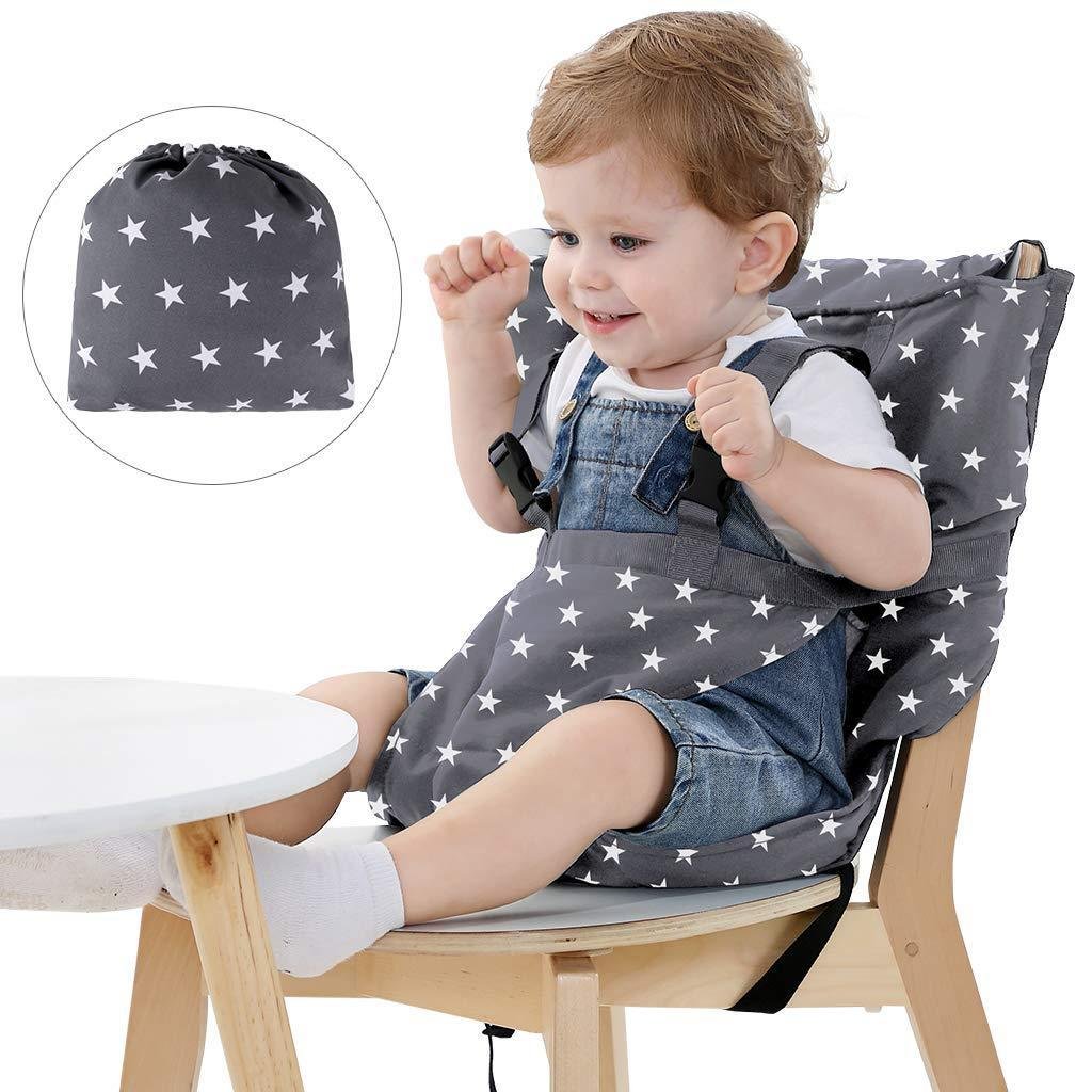 Asiento Portátil para Silla de Bebé – Trona de Viaje con Bolsa Integrada
