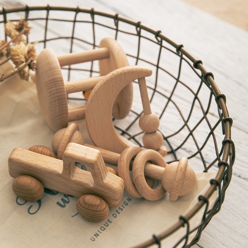 Set de Sonajeros Montessori para Bebé – Juguetes Sensoriales para Cochecito y Primeras Etapas - Imagen 10