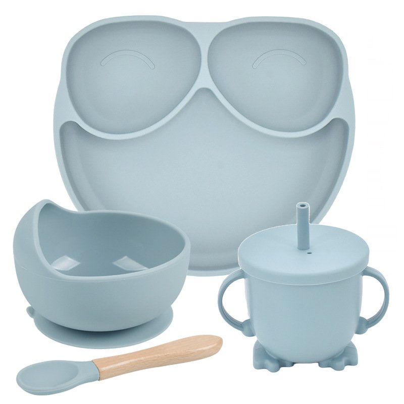 Plato de Silicona con Ventosa para Bebé – Dividido para una Alimentación Más Práctica - Imagen 4